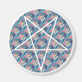 Hologramm-Pentagramm Magnet (Vorne)