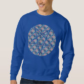 Hologramm Pentagramm mens Sweatshirt (Vorderseite)