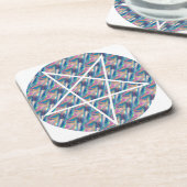 Hologramm-Pentagramm Untersetzer (Linke Seite)