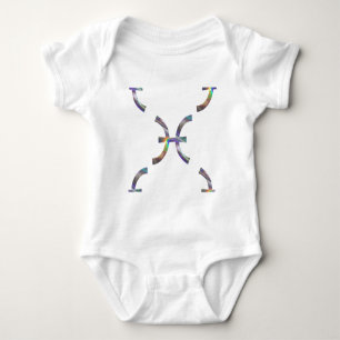 Hologramm Pisces Baby Strampler