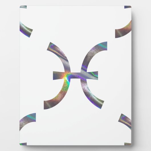 Hologramm Pisces Fotoplatte (Vorderseite)
