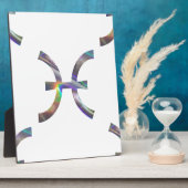 Hologramm Pisces Fotoplatte (Seite)