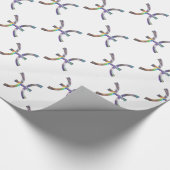 Hologramm Pisces Geschenkpapier (Ecke)