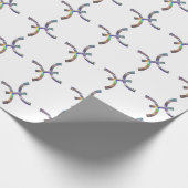 Hologramm Pisces Geschenkpapier (Ecke)