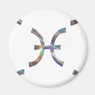 Hologramm Pisces Magnet