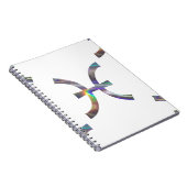 Hologramm Pisces Notizblock (Rechte Seite)