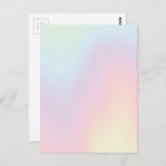 Hologramm Postkarte (Vorne/Hinten)