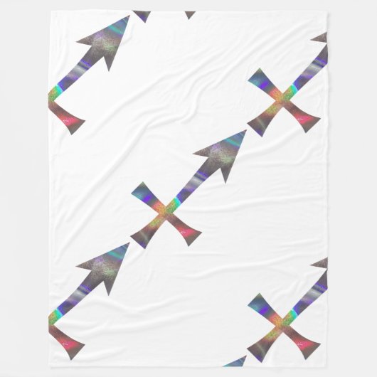 Hologramm Sagittarius-Decken Fleecedecke (Vorderseite)