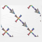 Hologramm Sagittarius-Decken Fleecedecke (Vorderseite (Horizontal))