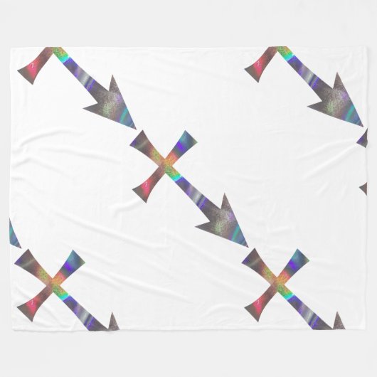Hologramm Sagittarius-Decken Fleecedecke (Vorderseite (Horizontal))