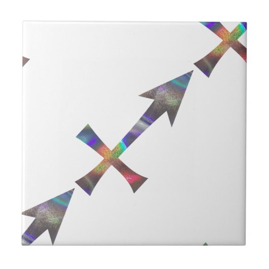 Hologramm Sagittarius Fliese (Vorderseite)