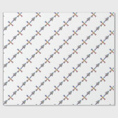 Hologramm Sagittarius Geschenkpapier (Flach)