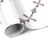 Hologramm Sagittarius Geschenkpapier (Rolleneckpunkt)