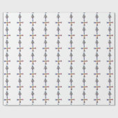 Hologramm Sagittarius Geschenkpapier (Flach)