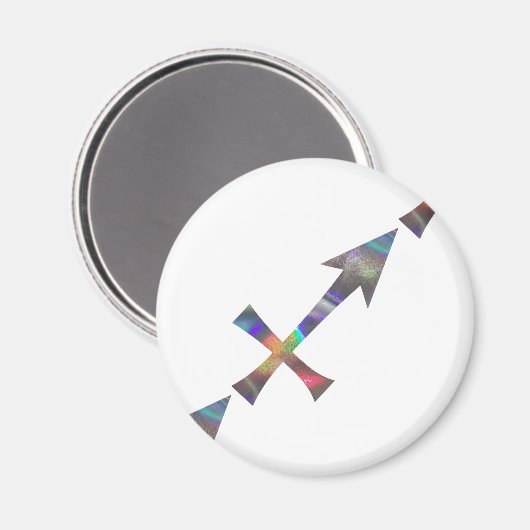 Hologramm Sagittarius Magnet (Vorderseite/Rückseite)