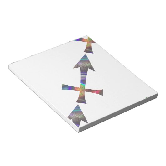 Hologramm Sagittarius Notizblock (angewinkelt)