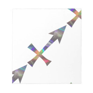 Hologramm Sagittarius Notizblock