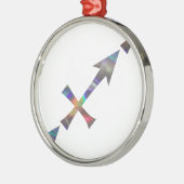Hologramm Sagittarius Ornament Aus Metall (Links)