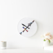 Hologramm Sagittarius Runde Wanduhr (Zuhause)