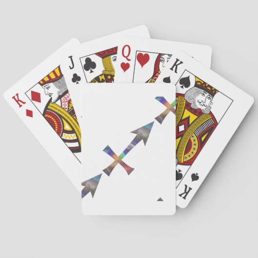 Hologramm Sagittarius Spielkarten (Rückseite)