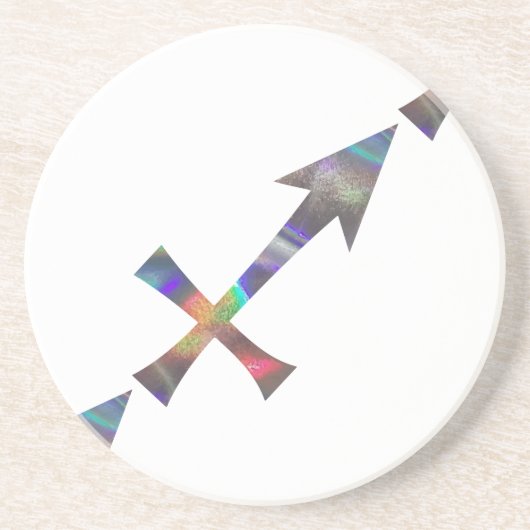 Hologramm Sagittarius Untersetzer (Vorne)