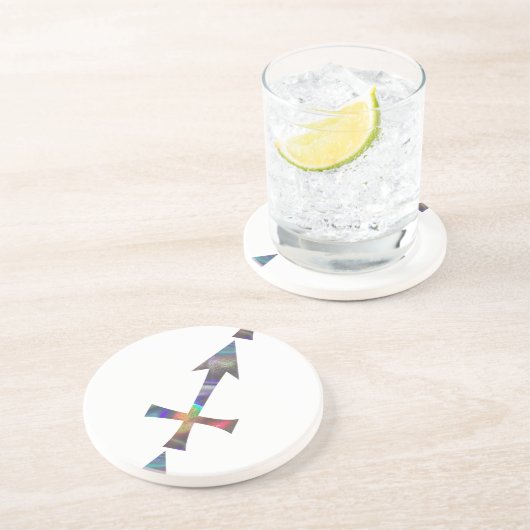 Hologramm Sagittarius Untersetzer (Seite)