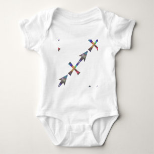 Hologramm Schütze Baby Strampler