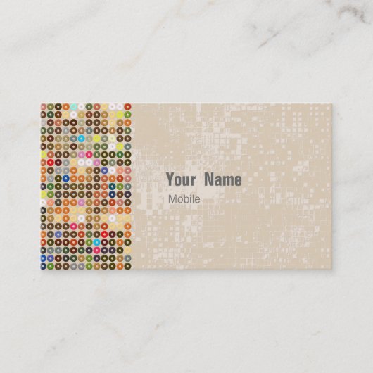 Hologramm Sequin Visitenkarte (Vorderseite)