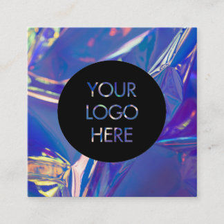 Hologramm-Sozialmedium-Visitenkarte Quadratische Visitenkarte