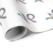 Hologramm Steinbock Geschenkpapier (Rolleneckpunkt)