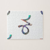 Hologramm Steinbock Puzzle (Horizontal)