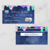 Hologramm-Tropfen mit Kreditkarte Visitenkarte (Vorne/Hinten)