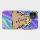 Hologramm-Trumpf Case-Mate iPhone Hülle (Rückseite (Horizontal))