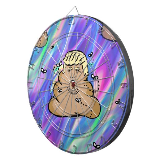 Hologramm-Trumpf Dartscheibe (Vorderseite rechts)