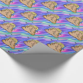 Hologramm-Trumpf Geschenkpapier (Ecke)