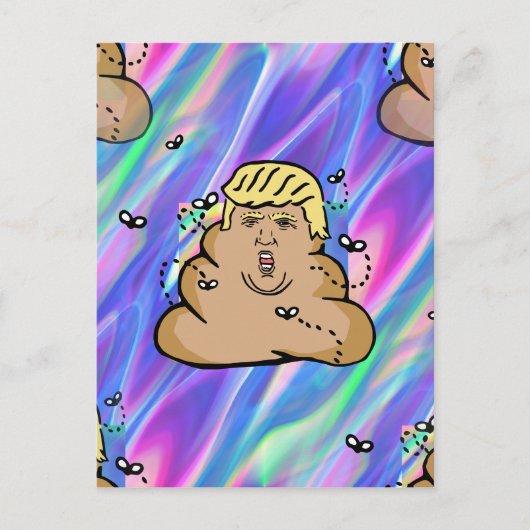 Hologramm-Trumpf Postkarte (Vorderseite)