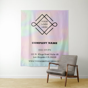 Hologramm- und Logo-Band Wandteppich