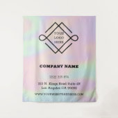 Hologramm- und Logo-Band Wandteppich (Vorderseite)