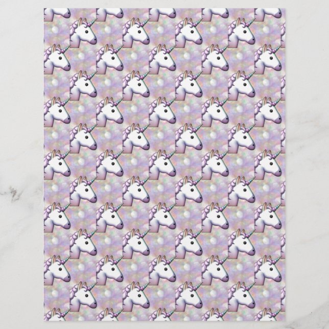Hologramm unicorn emoji (Vorderseite)
