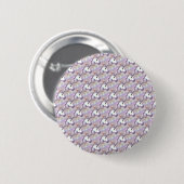 Hologramm unicorn emoji button (Vorne & Hinten)