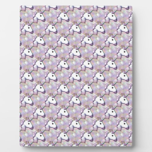 Hologramm unicorn emoji fotoplatte (Vorderseite)