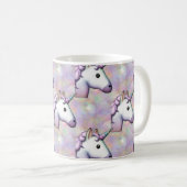 Hologramm unicorn emoji kaffeetasse (VorderseiteRechts)