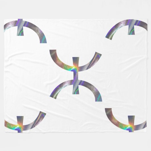 Hologrammdecke Fleecedecke (Vorderseite (Horizontal))