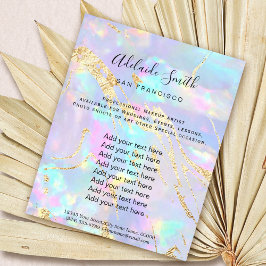 Holograph aus opal-gestein-IMITATEN Flyer