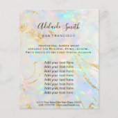 Holograph-Flyer für neue IMITATE aus Opferstein Flyer (Vorne)