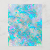 Holograph-Flyer für opal-IMITAT Flyer (Hinten)