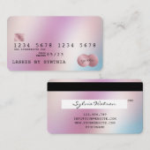 Holograph Modern Credit Card Style Visitenkarte (Vorne/Hinten)