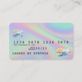 Holograph Modern Credit Card Style Visitenkarte