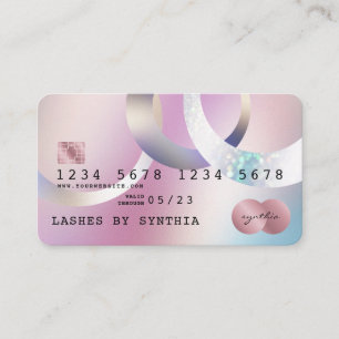 Holograph Modern Credit Card Style Visitenkarte