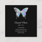 Holograph Quadratische Visitenkarte (Rückseite)